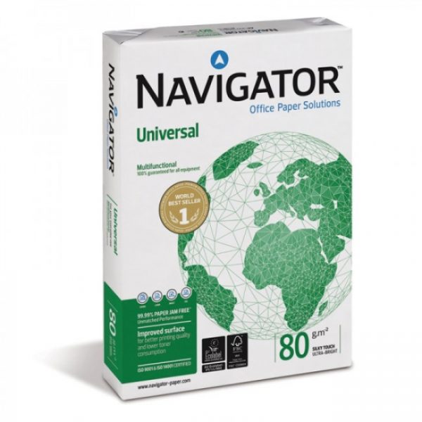 Papel Multiusos Navigator A4 80g/m² (Resma 500 folhas)